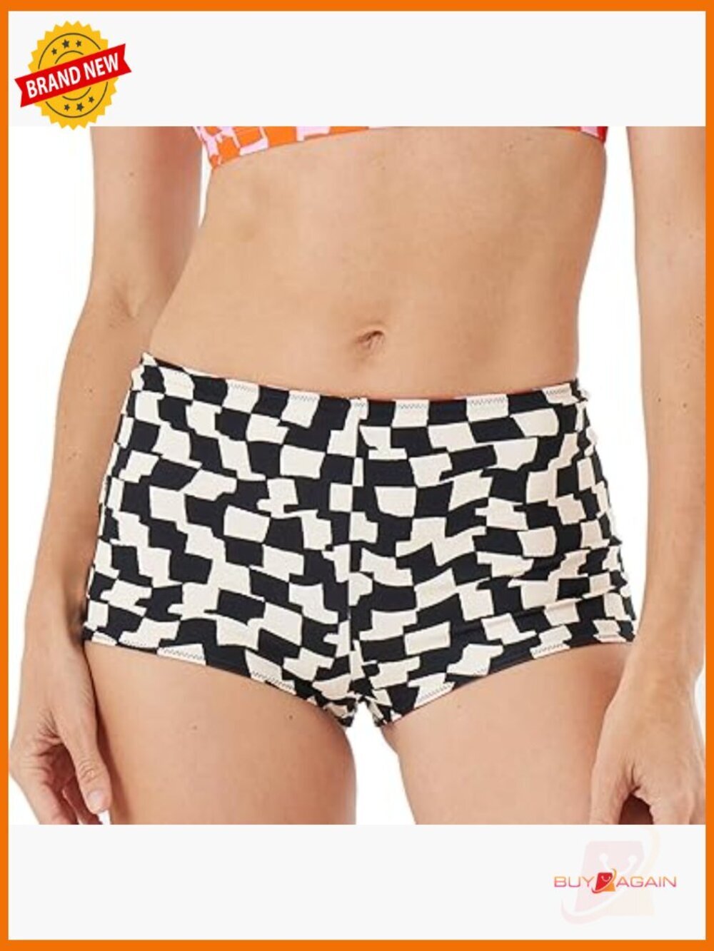 Boy Short Cheeky Bikini Bottoms – UPF 50+, Stretch Swim, Quick-Dry